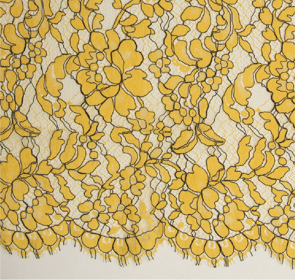 Solstiss Dense Leafy Pattern on France Lace