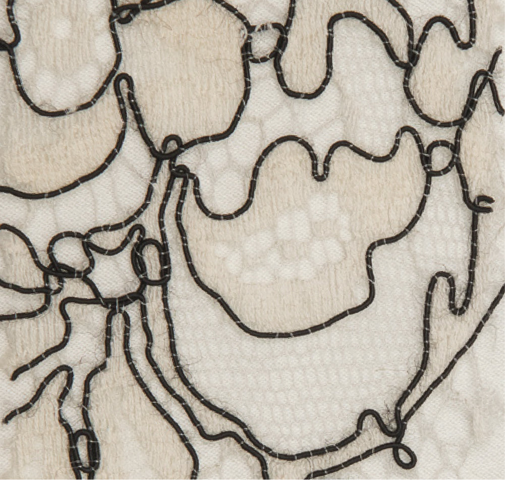 Solstiss Dense Floral and Leafy Pattern on France Lace – Royal Fabrics